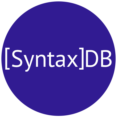 Syntax Lookup - SyntaxDB